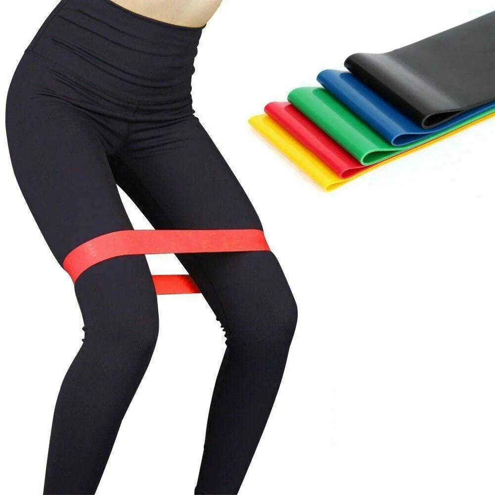 Yoga Booty Band Eco-Friendly Yoga Resistance Bands 5-Piece