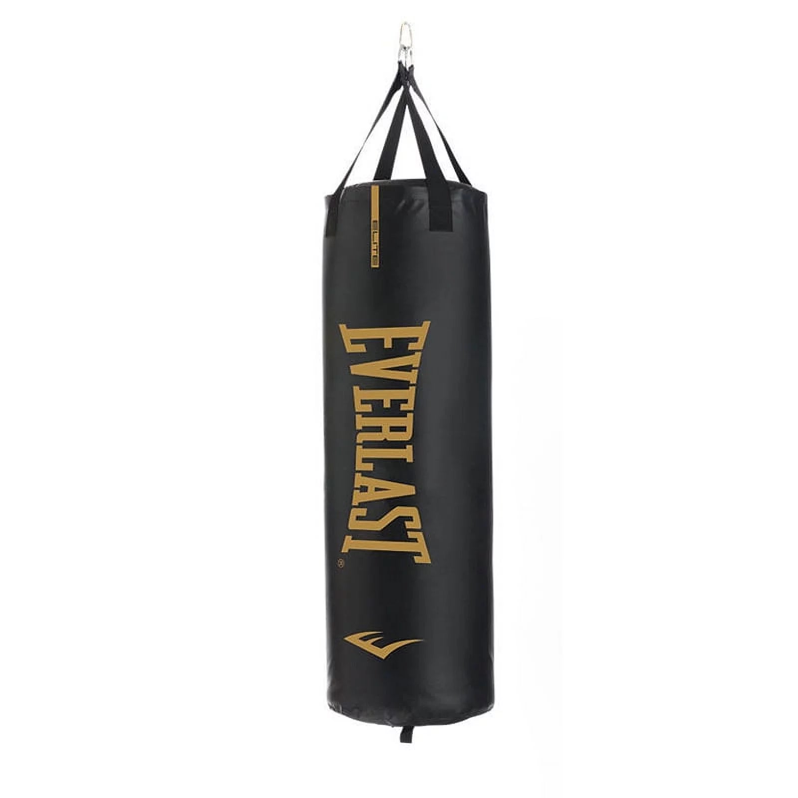 Durable Heavy Punching Bag Kit, Black – with Elite Cardio Gloves & Hand Wraps